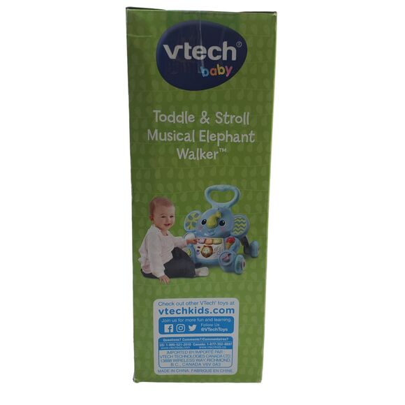 VTech Toddle & Stroll Musical Elephant Walker NEW! - Picture 5 of 7